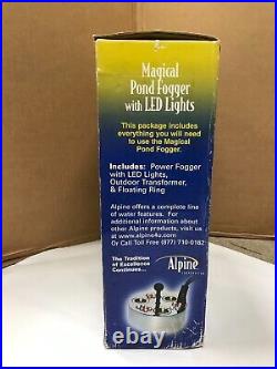 Alpine Magical Lighted Pond Fogger Led Multi-color Changing Halloweenvideo