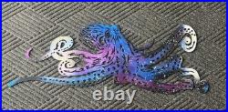 Aluminum Hand Crafted Octopus Wall Decor