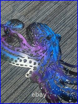 Aluminum Hand Crafted Octopus Wall Decor