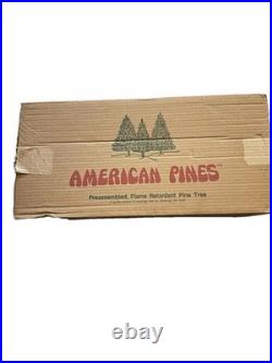 American Pines Presto Flame Retardant Christmas Flocking Outsweep Pine New 3ft