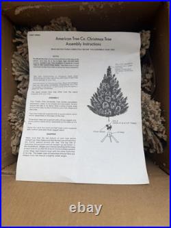 American Pines Presto Flame Retardant Christmas Flocking Outsweep Pine New 3ft