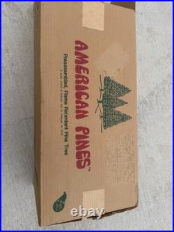 American Pines Presto Flame Retardant Christmas Flocking Outsweep Pine New 3ft