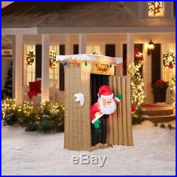 Animated Christmas Inflatable Santa 6′ Tall Airblown Yard Outdoor Decoration