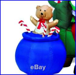 Animated Inflatable Santa Sitting In Chair Christmas Realistic LifeSize Ornament