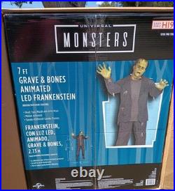 Animated LED 7FT. Frankenstein’s Monster Animatronic Halloween Decor