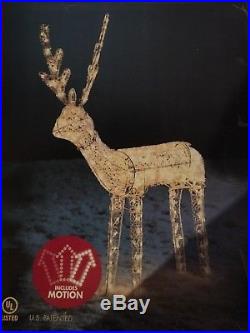 Animated Standing Deer Holiday Living Christmas Outdoor 60 Lighted Reindeer