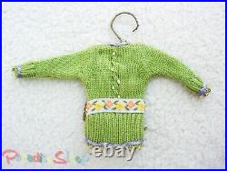 Anthropologie 2007 VINTAGE Christmas Holiday Hand-made Dresses Ornaments