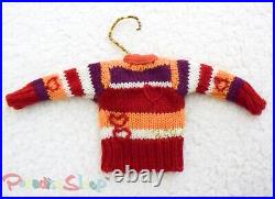 Anthropologie 2007 VINTAGE Christmas Holiday Hand-made Dresses Ornaments