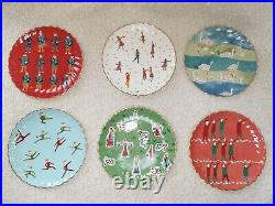 Anthropologie Christmas Plates. Unusual Gift/Present. Brand New rare