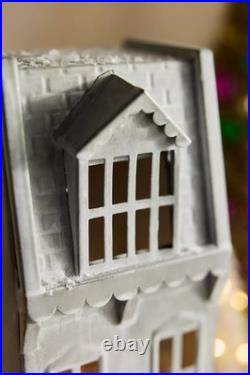 Anthropologie Concordville Zinc Mansard House Scalloped Edge Debossed Roof NEW Anthropologie Concordville Zinc Mansard House Scalloped Edge Debossed Roof NEW