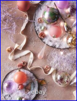Anthropologie Glass Ball Ornaments Rainbow SET 25 Bulb Christmas Metallic 3 NEW Anthropologie Glass Ball Ornaments Rainbow SET 25 Bulb Christmas Metallic 3 NEW