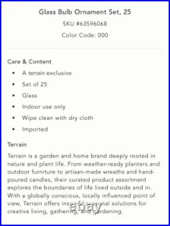 Anthropologie Glass Ball Ornaments Rainbow SET 25 Bulb Christmas Metallic 3 NEW Anthropologie Glass Ball Ornaments Rainbow SET 25 Bulb Christmas Metallic 3 NEW