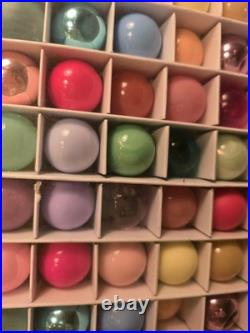 Anthropologie Glass Miniature Ball Ornaments, NIB! Set of 100! Free Ship
