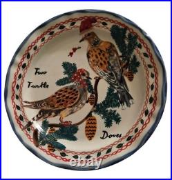 Anthropologie Lété 12 Days of Christmas Dessert Plates Set of 12, Excellent Cond Anthropologie Lété 12 Days of Christmas Dessert Plates Set of 12, Excellent Cond