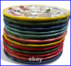Anthropologie Lété 12 Days of Christmas Dessert Plates Set of 12, Excellent Cond Anthropologie Lété 12 Days of Christmas Dessert Plates Set of 12, Excellent Cond