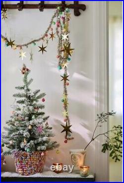 Anthropologie Terrain 2 Mini Matte Glass Bauble Ornaments Set Of 36