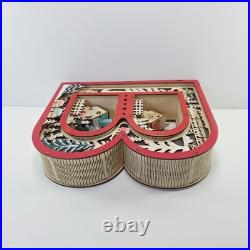 Anthropologie Wonderland Scene Monogram Light-Up Holiday Decoration Letter B