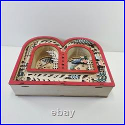 Anthropologie Wonderland Scene Monogram Light-Up Holiday Decoration Letter B