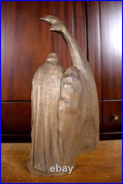 Antique 15 Hand Carved Wood Nativity Set Scene Holy Family Statue Sculpture Antique 15 Hand Carved Wood Nativity Set Scene Holy Family Statue Sculpture