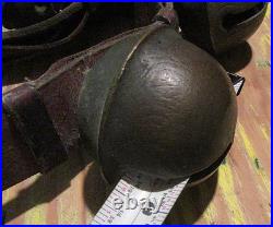 Antique Christmas 15 Graduated Brass Horse Winter Sleigh Bells w Leather Strap