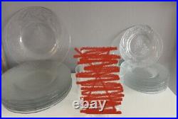 Arcoroc HOLLY TREE Christmas SET OF 12 Dinner Plates & SET OF 12 Salad Plates