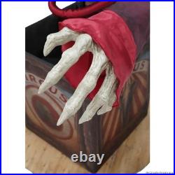Arrived! Animtronic Evil Circus Clown N The Box Skeletal Moving Talking Prop