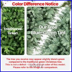 Artificial 6ft Blue green Tint Christmas Tree with 1878 PE/PVC Mixed Branch Tips