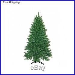 Artificial Christmas Spruce Tree Green Unlit Holiday Indoor Home Decor 6 Ft