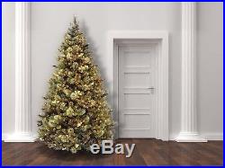 Artificial Christmas Tree 7.5Ft Carolina Pine with Flocked Cones 750 Clear Light