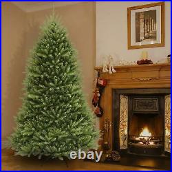 Artificial Christmas Tree 9 Ft Tall Green Fir with Stand 2514 Tips Lush Full