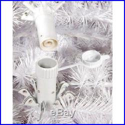 Artificial Christmas Tree Color Changing Lights Xmas White Pine 7.5 FT Lights