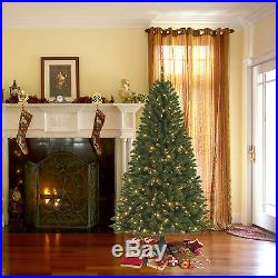 Artificial Christmas Tree Fir 400 Dual Color LED Lit Lights Decorations 6.5FT