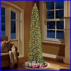 Artificial Christmas Tree Holiday Home Decoration LED 300 Clear Lights 7 Feet