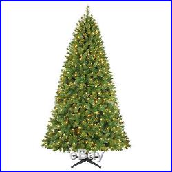 Artificial Christmas Tree Pre-Lit 7.5' with Stand Home Decor 600 Clear-Lights