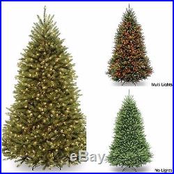 Artificial Christmas Tree Prelit Unlit Holiday Lights Decorations Xmas Stand 7.5