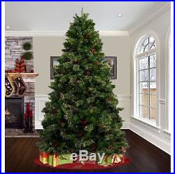Artificial Christmas Tree With Lights Holiday Decorations Indoor Lighted Decor