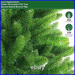 Artificial Christmas Tree with 170-640 Warm White & Multi-Color Lights for Xmas