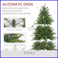 Artificial Christmas Tree with Metal Stand, Hinged Branches