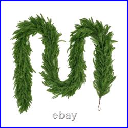 Artificial Green Fir Garland Bendable Christmas Greenery Garland Low-Maintenance Artificial Green Fir Garland Bendable Christmas Greenery Garland Low-Maintenance