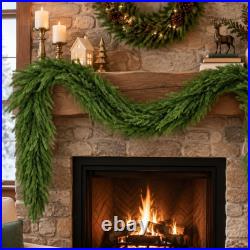 Artificial Green Fir Garland Bendable Christmas Greenery Garland Low-Maintenance Artificial Green Fir Garland Bendable Christmas Greenery Garland Low-Maintenance
