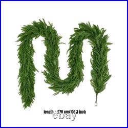 Artificial Green Fir Garland Bendable Christmas Greenery Garland Low-Maintenance Artificial Green Fir Garland Bendable Christmas Greenery Garland Low-Maintenance