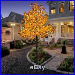 Artificial Maple Tree With LED Lights Fake Outdoors Indoor Tall Plants