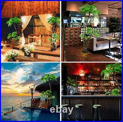 Artificial Palm Tree 6Ft 3Trunks 241LED Lighted Outdoor with 8 Modes for Tiki Ba