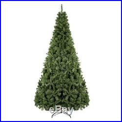 Artificial Pine Christmas Tree Unlit 9 ft withStand 2028 Tips Quick Set Upull