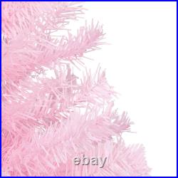 Artificial Pre-lit Christmas Tree with Ball Set Pink 70.9 PVC Artificial Pre-lit Christmas Tree with Ball Set Pink 70.9 PVC