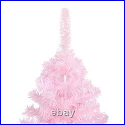 Artificial Pre-lit Christmas Tree with Ball Set Pink 70.9 PVC Artificial Pre-lit Christmas Tree with Ball Set Pink 70.9 PVC