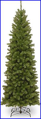 Artificial Slim Christmas Tree, Green, North Valley Spruce, Includes Stand, 6 Fe