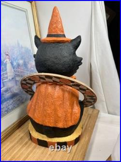Ashland Michaels Halloween Primitive Black Cat Ring Toss Table Decor