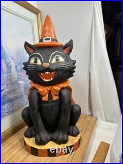 Ashland Michaels Halloween Primitive Black Cat Ring Toss Table Decor