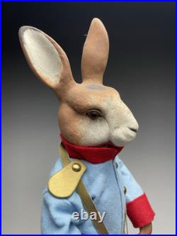 Atelier Nostalgie Werner Brauer Drummer Rabbit Easter Candy Container